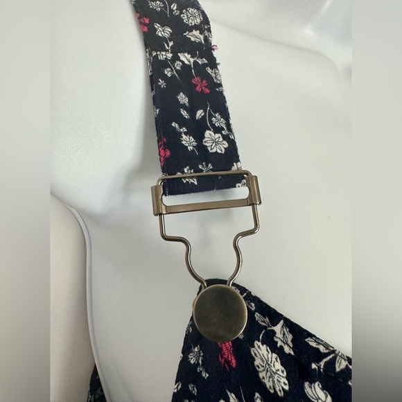 Imaginary Voyage Floral Print Jumpsuit - Dark Blue and White (806) - Picture 9 of 13